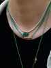 SpoiledBrat Jewelry18K金珍珠绿玉髓钻石项链 商品缩略图3