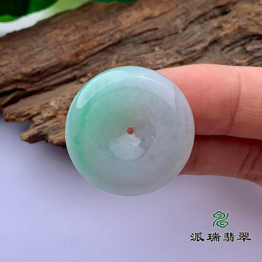 派瑞翡翠 翡翠平安扣 糯种 飘翠 商品图2