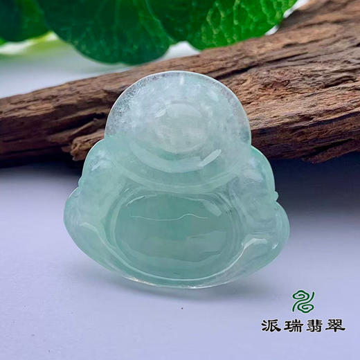 派瑞翡翠 翡翠佛 冰糯种 飘翠 商品图1