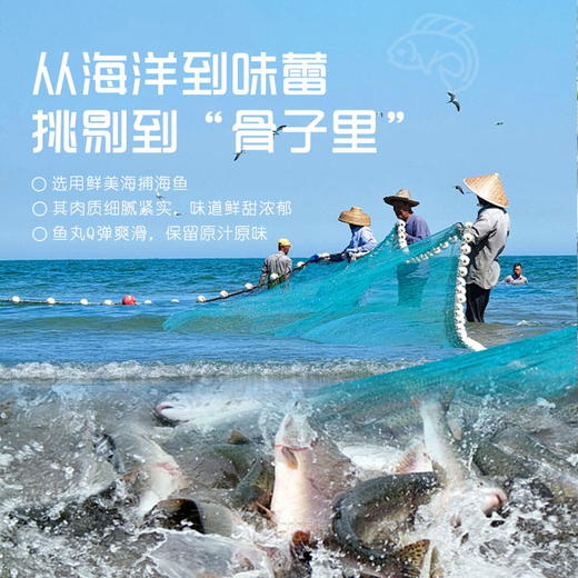 严选 | 喜辉潮汕鱼丸 200g*5包 口感Q弹 肉质细腻紧实 商品图4