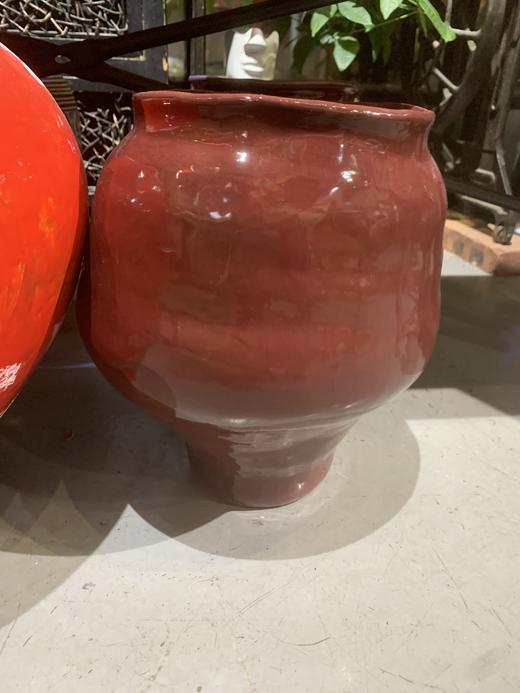安哥拉红陶瓷花瓶 商品图0