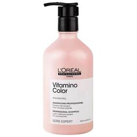 进口西班牙欧莱雅PRO沙龙染后固色锁色护色蜜桃瓶洗发水 500ml/瓶