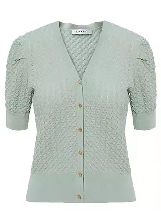 朗姿 典雅复古绞花针织衫LCBK05KCD455C01 商品图3