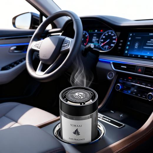 希尔顿/栀子乌龙香车载香薰 固体香膏 高档淡香除异味 商品图1