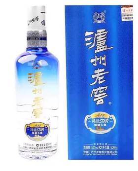泸州老窖52度鸿运STAR精制头曲A12浓香型500ML