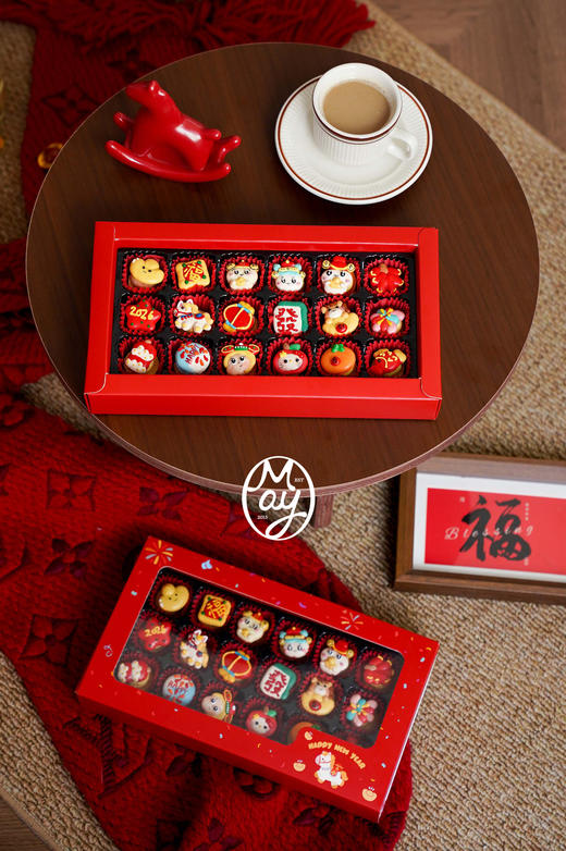 【新年】马上發财*马卡龙礼盒（18颗装·6种口味） 商品图2