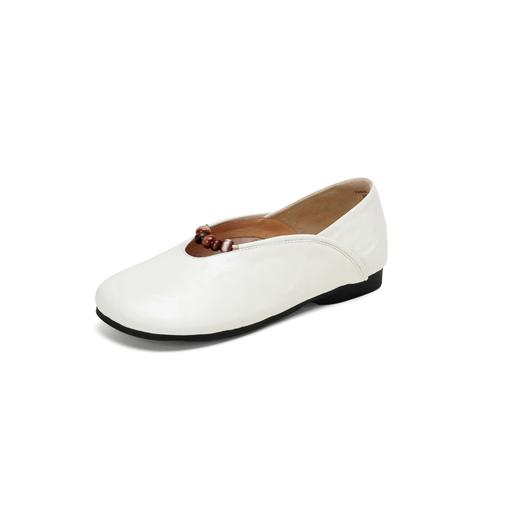 【羊皮革】西村名物2026年春季新款软面羊皮舒适低跟浅口单鞋妈妈鞋T26AE17351 商品图13