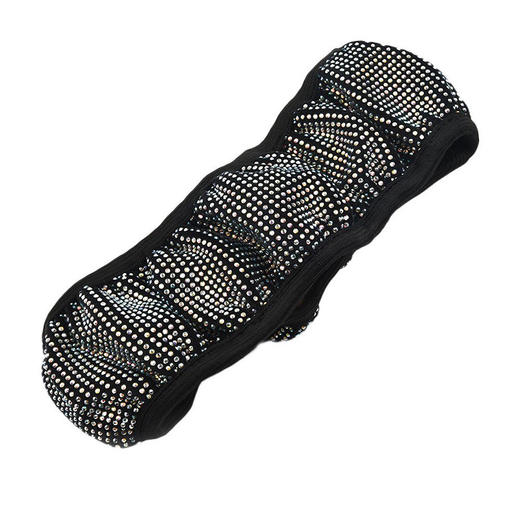 欧美品牌 水晶闪亮水钻汽车方向盘保护套 通用贴合 直径37/38厘米适用汽车SUV 商品图3