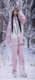 ISEEMIGGA雪服拼接系列-脏脏粉
