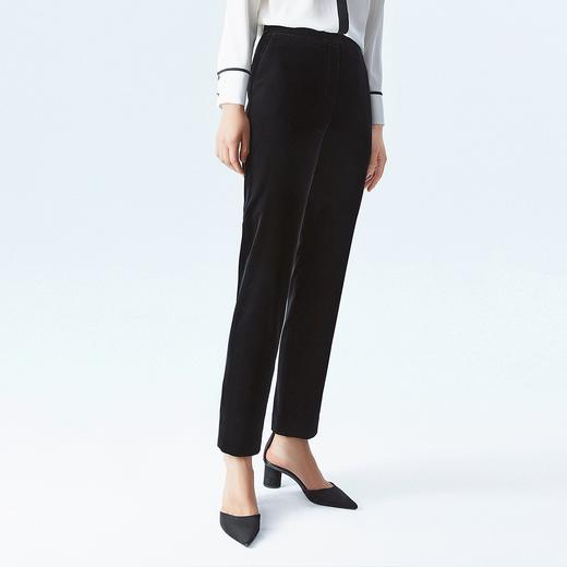 朗姿奢雅摩登丝绒小脚裤LCSP03VPT132B11 商品图3