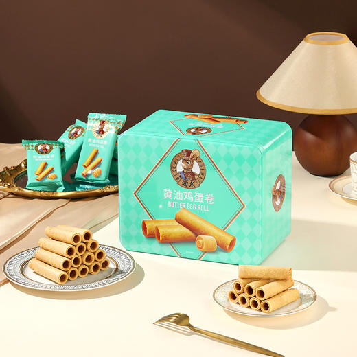 【年货】如水黄油鸡蛋卷480g 商品图0