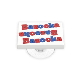 【街头糖果】吹吹泡泡糖 泡泡骚 X Bazooka联名系列 POPGRIP泡泡骚手机粘贴式气囊支架 Popout异形系列 仿真 蓝色