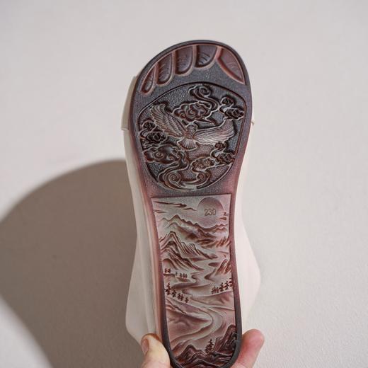 【牛皮革】西村名物2026年春季新款舒适平跟软底软面浅口单鞋妈妈鞋T26AE17791 商品图5