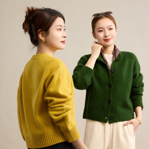 【特价不退换】【预售7天】良木礼绵羊毛开衫（2803F） 商品图2