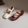 【羊皮革】西村名物2026年春季新款舒适低跟一字扣带浅口单鞋玛丽珍鞋T26AE17421 商品缩略图12