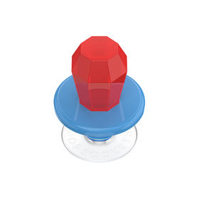 【街头糖果】钻石戒指糖 泡泡骚 X Bazooka联名系列 POPGRIP泡泡骚手机粘贴式气囊支架 Popout异形系列 仿真 红色