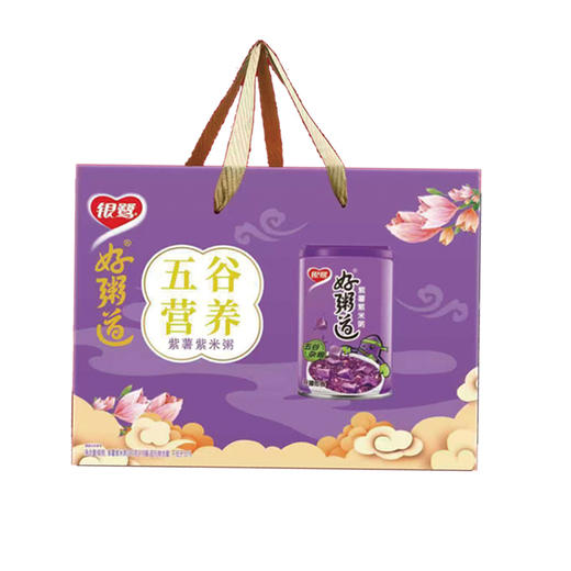 银鹭好粥道紫薯紫米粥礼盒280g*10 商品图0