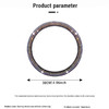 欧美品牌 水晶闪亮水钻汽车方向盘保护套 通用贴合 直径37/38厘米适用汽车SUV 商品缩略图6
