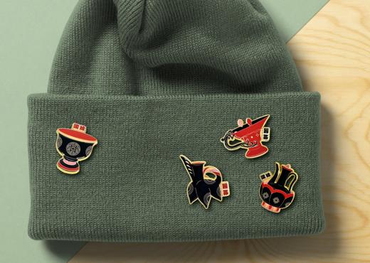 国缘-樽彝集徽-古典酒器徽章 商品图1