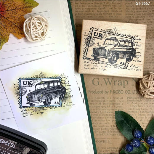 台湾贝登堡印章 邮票 枫叶 行李箱 列车 商品图0