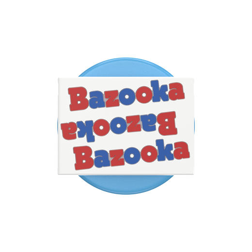 【街头糖果】吹吹泡泡糖·MagSafe圆啪嗒 泡泡骚 X Bazooka联名系列 MAGSAFE磁吸手机气囊支架 Round圆啪嗒系列 仿真 异形 蓝色 商品图2
