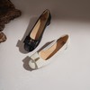 【牛皮革】西村名物2026年冬季新款舒适低跟简洁优雅浅口单鞋T26AE17361 商品缩略图12