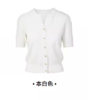 朗姿短款针织开衫LSEK00KCD498W21 商品缩略图2