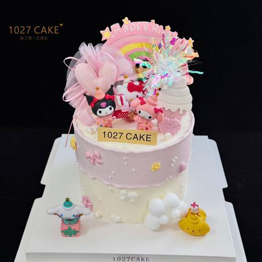 1027CAKE | 粉色系 三丽鸥 库洛米 玉桂狗 HelloKitty 商品图0