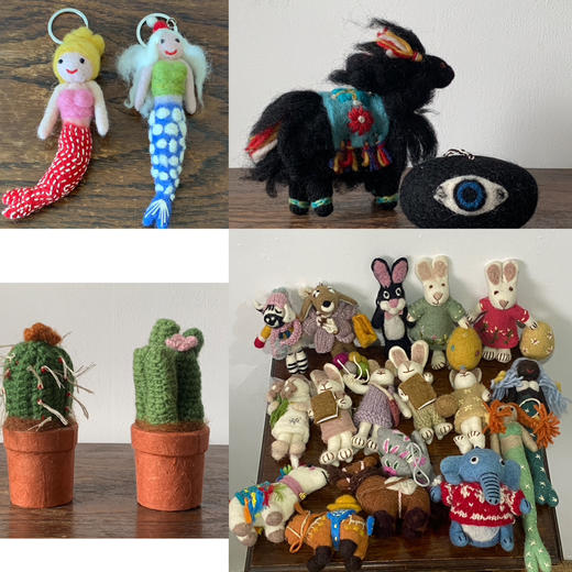 尼泊尔手工羊毛毡玩偶 价格83.99 商品图1