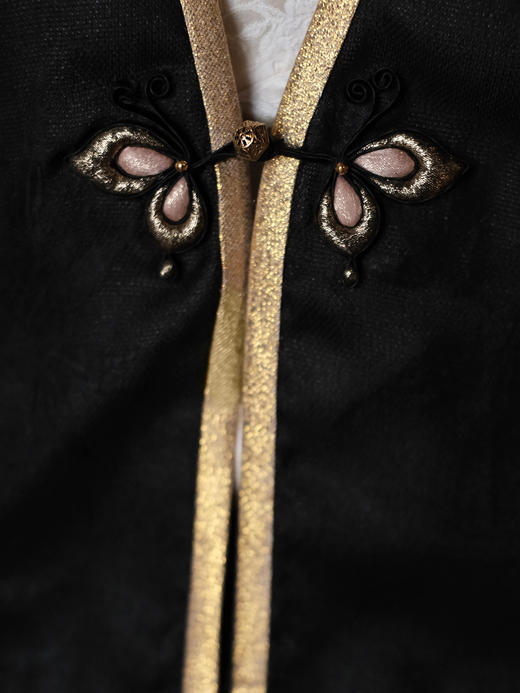 盛唐牡丹 | 竹纹真丝罗底香云纱外套 商品图2