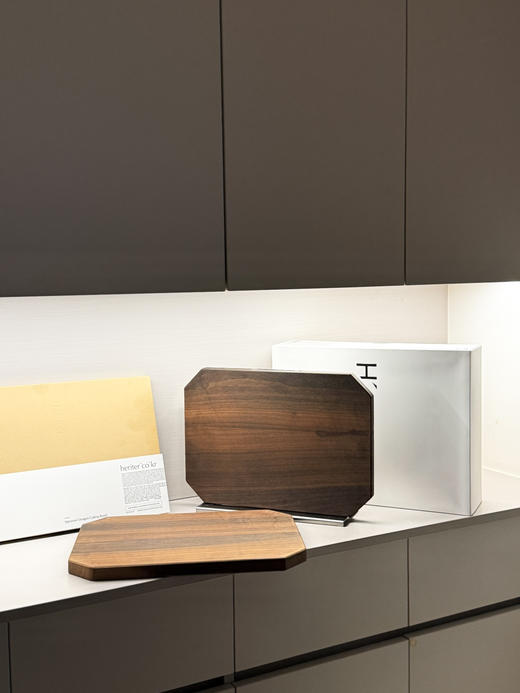 韩国 Heriter 进口胡桃木整板切割菜板双实木菜板 商品图4