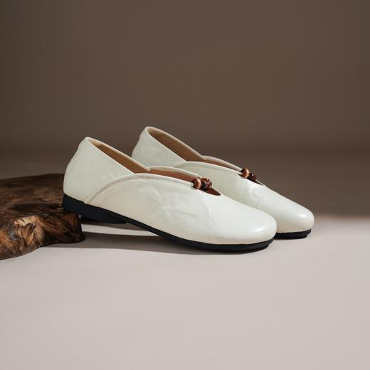 【羊皮革】西村名物2026年春季新款软面羊皮舒适低跟浅口单鞋妈妈鞋T26AE17351 商品图2