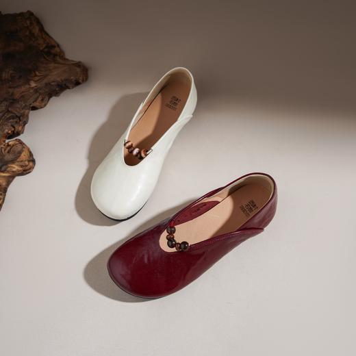 【羊皮革】西村名物2026年春季新款软面羊皮舒适低跟浅口单鞋妈妈鞋T26AE17351 商品图12