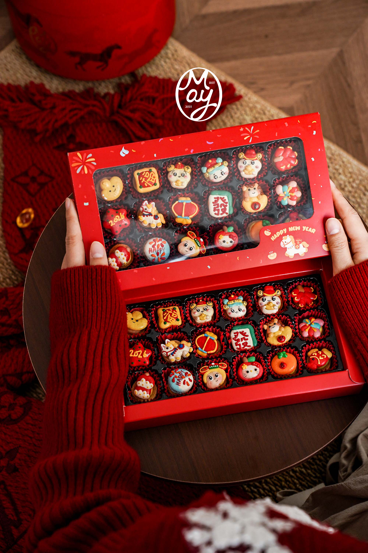 【新年】马上發财*马卡龙礼盒（18颗装·6种口味）