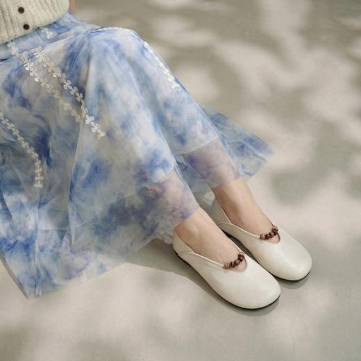 【羊皮革】西村名物2026年春季新款软面羊皮舒适低跟浅口单鞋妈妈鞋T26AE17351 商品图10