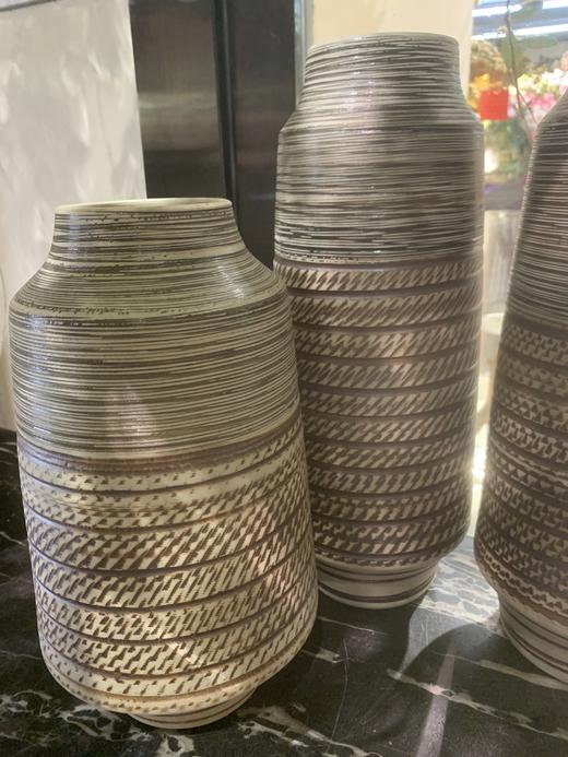 景德镇复古粗陶花瓶 商品图0