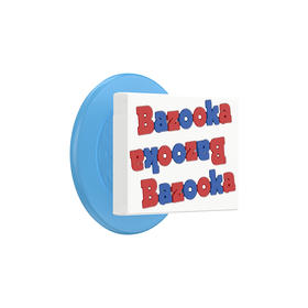 【街头糖果】吹吹泡泡糖·MagSafe圆啪嗒 泡泡骚 X Bazooka联名系列 MAGSAFE磁吸手机气囊支架 Round圆啪嗒系列 仿真 异形 蓝色