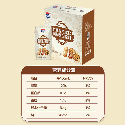 【26年货节】多鲜核桃花生饮品200ml*10盒*3提 商品图2