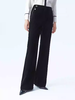 朗姿设计感丝绒微喇裤LCSP03VPT131B11 商品缩略图2