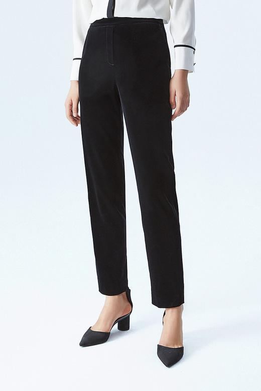 朗姿奢雅摩登丝绒小脚裤LCSP03VPT132B11 商品图4