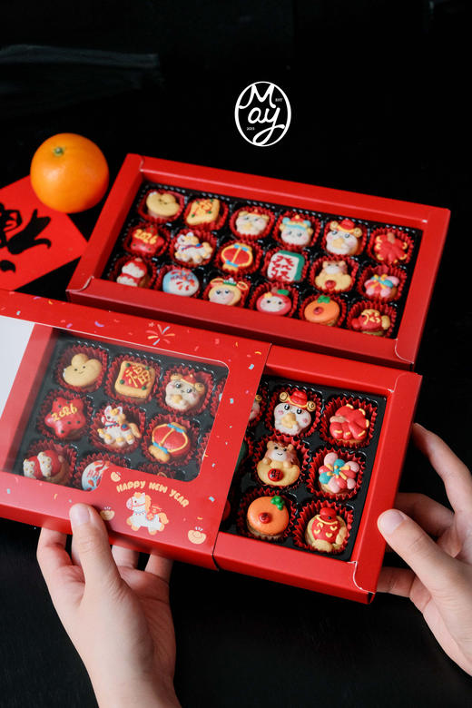 【新年】马上發财*马卡龙礼盒（18颗装·6种口味） 商品图5
