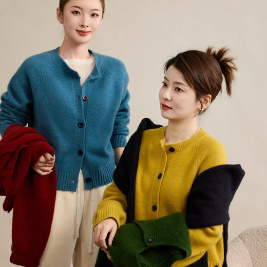 【特价不退换】【预售7天】良木礼绵羊毛开衫（2803F） 商品图3