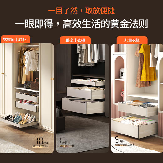 酷太Ⅳ【定制衣帽间系列】140H化妆品首饰抽 商品图2