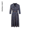 朗姿设计感雅致蚕丝印花连衣裙LCSP01WOP112A11 商品缩略图3