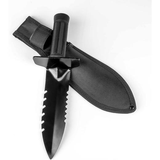 出口欧美 园艺用挖掘金属铲 松土除草 种植 用于挖掘工具 黑色 商品图5