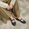 【羊皮革】西村名物2026年春季新款舒适平底原皮纯色浅口单鞋玛丽珍鞋T26AE17391 商品缩略图2