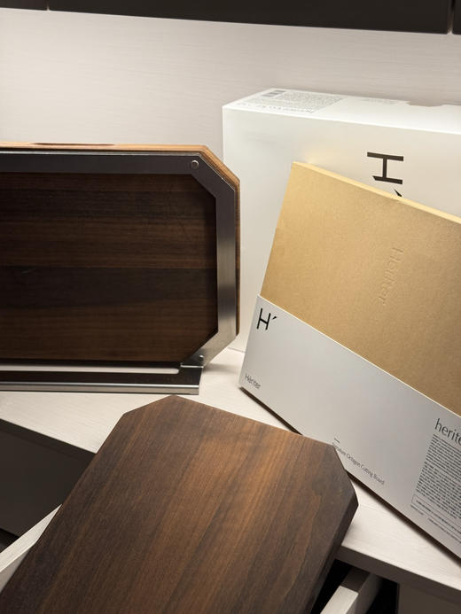 韩国 Heriter 进口胡桃木整板切割菜板双实木菜板 商品图8