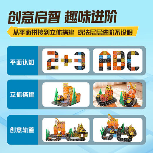 pic it 电动轨道磁力积木-工程PITCKS1227 商品图3