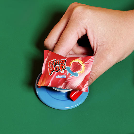 【街头糖果】鼓鼓戒指糖袋 泡泡骚 X Bazooka联名系列 POPGRIP泡泡骚手机粘贴式气囊支架 Airbag软垫系列 仿真 捏捏 红色 商品图1