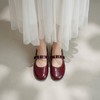 【羊皮革】西村名物2026年春季新款舒适平底原皮纯色浅口单鞋玛丽珍鞋T26AE17391 商品缩略图4